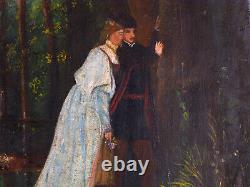 CIVIL War Era Mourning Painting Soldier Lover Spouse Girlfriend Original Rare