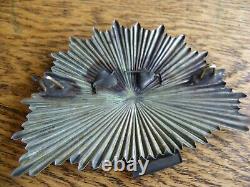 CIVIL War Era Us State Militia Starburst Shako Helmet Insignia