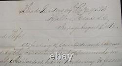 CIVIL War Evangelical Christian Captain Charles A Moore Letter 47th New York