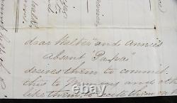 CIVIL War Evangelical Christian Captain Charles A Moore Letter 47th New York