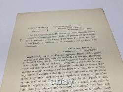 CIVIL War Freedmens Bureau Established Executive Order Andrew Johnson 1865