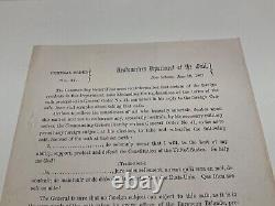 CIVIL War Gen Butler New Orleans Aliens Must Take The Oath June 1862 1799