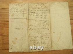CIVIL War General Alexander Shaler & General Henry Terry Signed Discharge