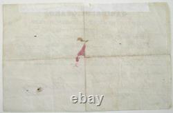CIVIL War General D'utassy Signed Garibaldi Guard Service Certificate & Letter