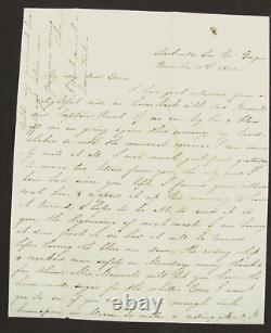 CIVIL War Georgia Confederate Surgeon Letter From Lee County Wife With Cover
