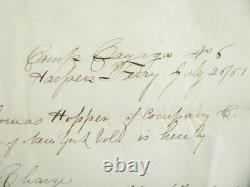 CIVIL War Harpers Ferry Virginia 19th Ny Soldier Who Would Be Damned