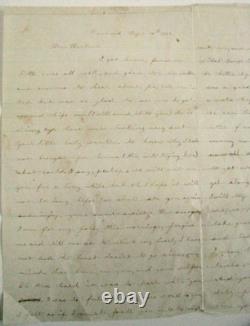 CIVIL War Illinois Letter To Kia Soldier From His Loving Wife