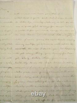 CIVIL War Illinois Letter To Kia Soldier From His Loving Wife CIVIL War Illinois Letter To Kia Soldier From His Loving Wife