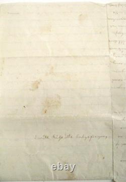 CIVIL War Illinois Letter To Kia Soldier From His Loving Wife