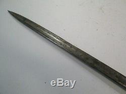 CIVIL War Import Early France French Officers Sword Wit No Scabbard Marked #l228