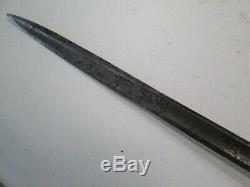 CIVIL War Import Early France French Officers Sword Wit No Scabbard Marked #l228