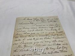 CIVIL War In Camp Seven Pines 5 Miles From Richmond Fire On Picket 1863 E26