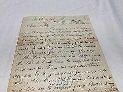 CIVIL War In Camp Seven Pines 5 Miles From Richmond Fire On Picket 1863 E26