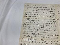 CIVIL War In Camp Seven Pines 5 Miles From Richmond Fire On Picket 1863 E26