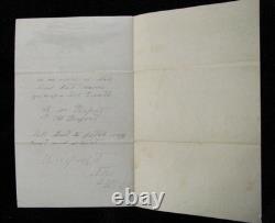 CIVIL War Indiana Letter From 2 Soldier Brothers W Patriotic Illus Both Die