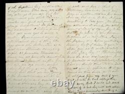 CIVIL War Iowa Rebel Soldier Letter To His Wife- He Deserts & Joins The Us Navy