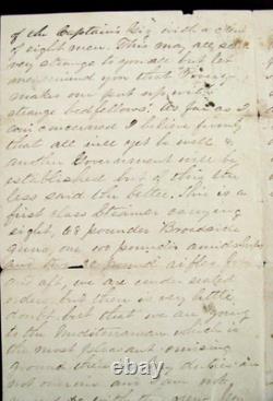 CIVIL War Iowa Rebel Soldier Letter To His Wife- He Deserts & Joins The Us Navy