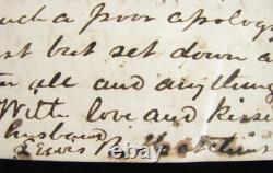 CIVIL War Iowa Rebel Soldier Letter To His Wife- He Deserts & Joins The Us Navy