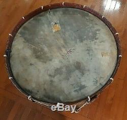 CIVIL War Large Bass Drum Not Sword Made By George Kilbourn Numbered 1455