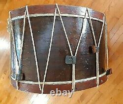 CIVIL War Large Bass Drum Not Sword Made By George Kilbourn Numbered Ca 1861