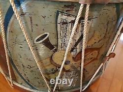 CIVIL War Large Bass Drum Not Sword Made By George Kilbourn Numbered Ca 1861