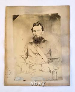 CIVIL War Large Photograph Soldier