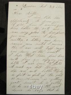CIVIL War Letter Died At Andersonville Prison William Hutchinson 2nd Nyha