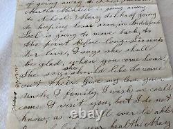 CIVIL War Letter Faulmonth Va April 1864 Hooker Command Of Large Army Battlee20