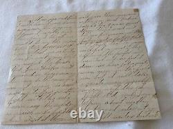 CIVIL War Letter Faulmonth Va April 1864 Hooker Command Of Large Army Battlee20