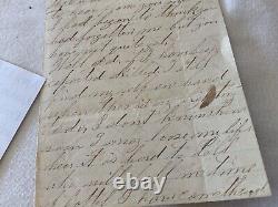 CIVIL War Letter Faulmonth Va April 1864 Hooker Command Of Large Army Battlee20