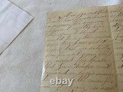 CIVIL War Letter Faulmonth Va April 1864 Hooker Command Of Large Army Battlee20
