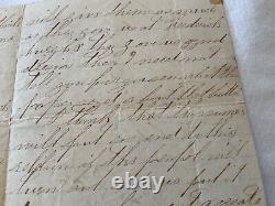 CIVIL War Letter Faulmonth Va April 1864 Hooker Command Of Large Army Battlee20
