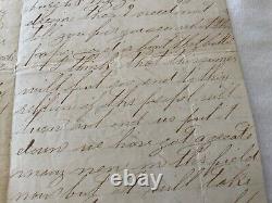 CIVIL War Letter Faulmonth Va April 1864 Hooker Command Of Large Army Battlee20