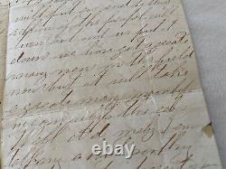 CIVIL War Letter Faulmonth Va April 1864 Hooker Command Of Large Army Battlee20