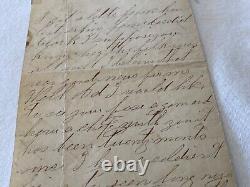 CIVIL War Letter Faulmonth Va April 1864 Hooker Command Of Large Army Battlee20