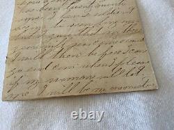 CIVIL War Letter Faulmonth Va April 1864 Hooker Command Of Large Army Battlee20