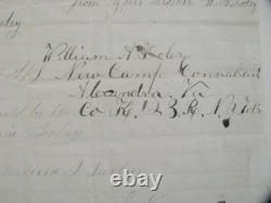 CIVIL War Letter From Two Brothers Both Killed In The War 123rd New York