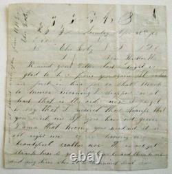 CIVIL War Letter From Two Brothers Both Killed In The War 123rd New York