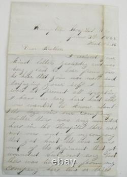 CIVIL War Letter From Wayland Michigan Brothers In The 19th Wisconsin Infantry