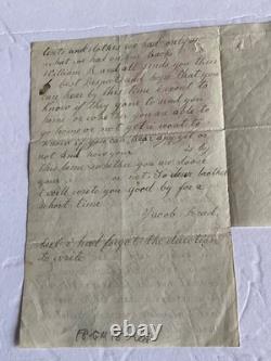 CIVIL War Letter Hard Fight Rebels Drives Pickets In Take Camp Mcclellan Patroit