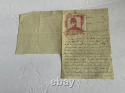CIVIL War Letter Hard Fight Rebels Drives Pickets In Take Camp Mcclellan Patroit