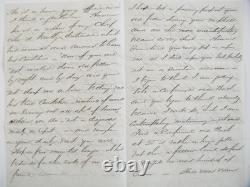 CIVIL War Letter Re 24th New York Cavalry Wounded Officer 1864