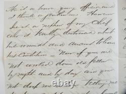 CIVIL War Letter Re 24th New York Cavalry Wounded Officer 1864