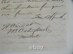 CIVIL War Letter Re 24th New York Cavalry Wounded Officer 1864