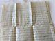 CIVIL War Letter Sensitive To His Wife June 1864 Quotes Doctor Issac Watts
