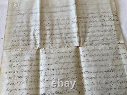 CIVIL War Letter Sensitive To His Wife June 1864 Quotes Doctor Issac Watts