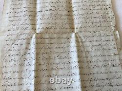 CIVIL War Letter Sensitive To His Wife June 1864 Quotes Doctor Issac Watts