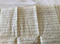 CIVIL War Letter Sensitive To His Wife June 1864 Quotes Doctor Issac Watts