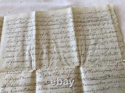 CIVIL War Letter Sensitive To His Wife June 1864 Quotes Doctor Issac Watts