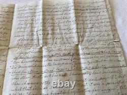 CIVIL War Letter Sensitive To His Wife June 1864 Quotes Doctor Issac Watts